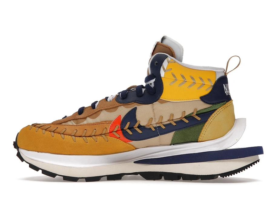 Фото № 5 с приближением к товару «‎Nike Vaporwaffle sacai Jean Paul Gaultier Sesame Blue»