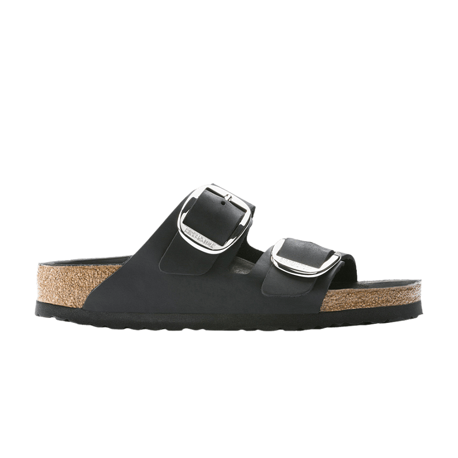 Фото № 1 с приближением к товару «‎Birkenstock Arizona Big Buckle Oiled Leather Narrow Black»