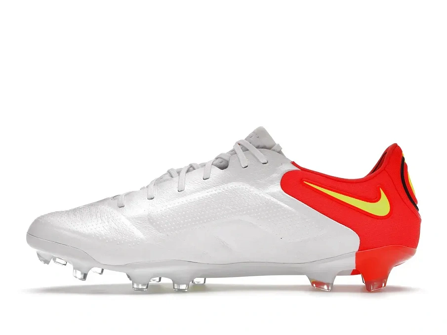 Фото № 3 с приближением к товару «‎Nike Tiempo Legend 9 Elite FG White Bright Crimson Volt»
