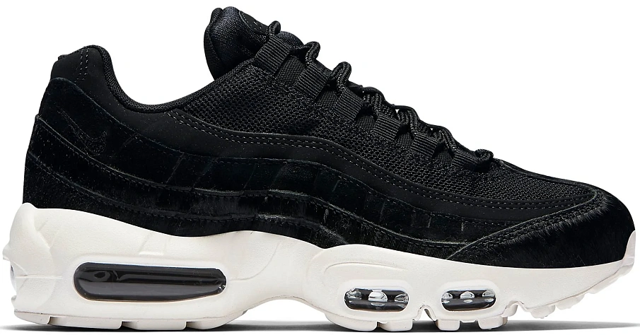 Фото № 1 с приближением к товару «‎Nike Air Max 95 Embossed Fur Black »