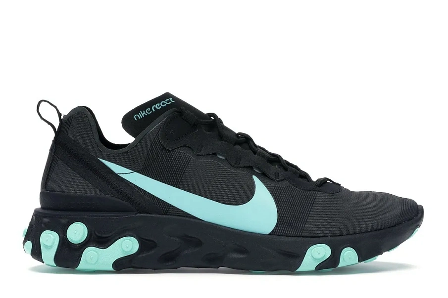 Фото № 1 с приближением к товару «‎Nike React Element 55 Black Aurora Green»