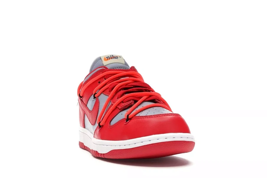 Фото № 2 с приближением к товару «‎Nike Dunk Low Off-White University Red»
