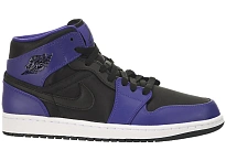 Фото № 1 с приближением к товару «‎Jordan 1 Mid Black Dark Concord (2014)»