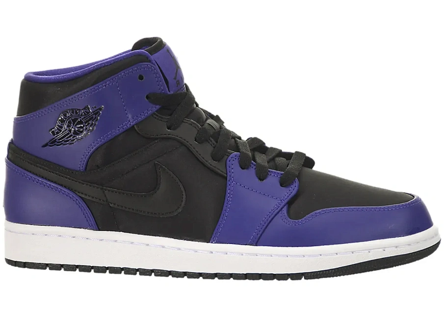 Фото № 1 с приближением к товару «‎Jordan 1 Mid Black Dark Concord (2014)»