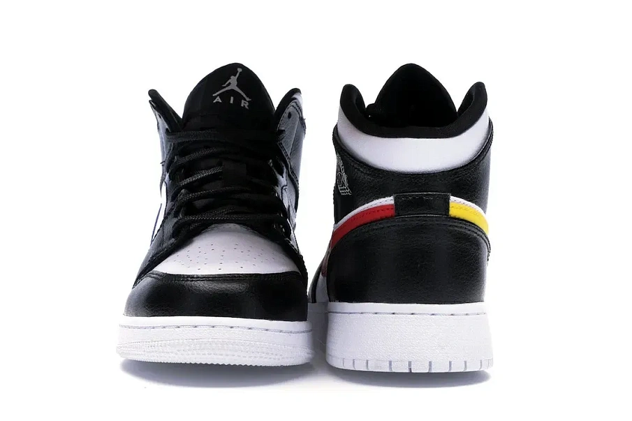 Фото № 2 с приближением к товару «‎Jordan 1 Mid Multi-Color Swoosh »