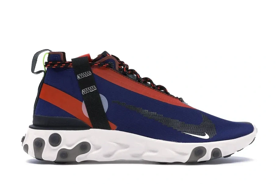 Фото № 1 с приближением к товару «‎Nike React Runner Mid WR ISPA Blue Void Team Orange»
