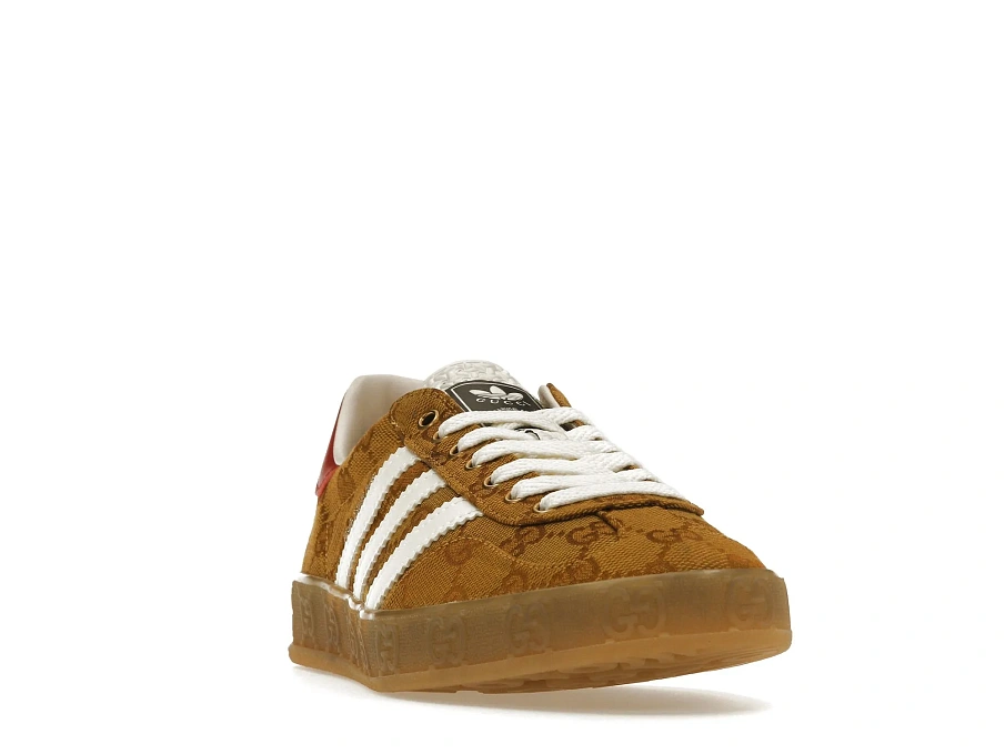 Фото № 2 с приближением к товару «‎adidas Gazelle Gucci Original GG Beige Brown »