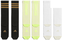 Фото № 2 с приближением к товару «‎adidas x IVY PARK Logo Printing Socks 3 Packs BlackYellowWhite»