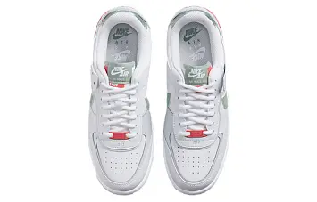 Nike Air Force 1 Shadow WhiteGreenPink - 7