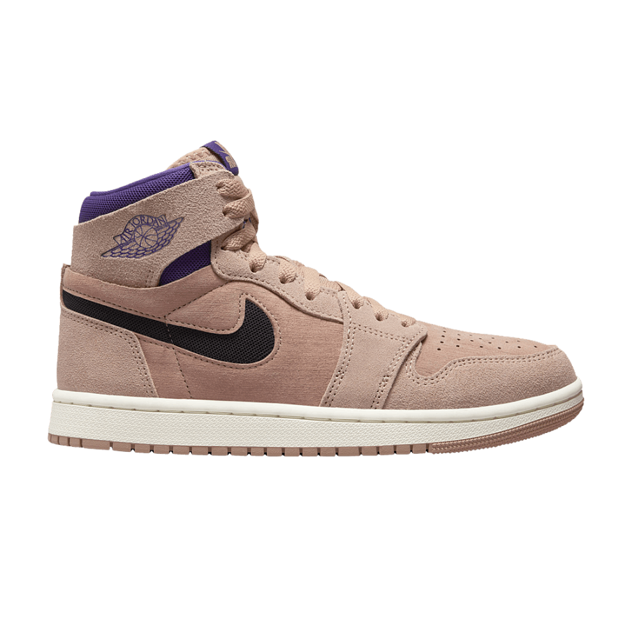 Фото № 1 с приближением к товару «‎Women's Air Jordan 1 High Zoom Comfort 2 Sanddrift Cave Purple»