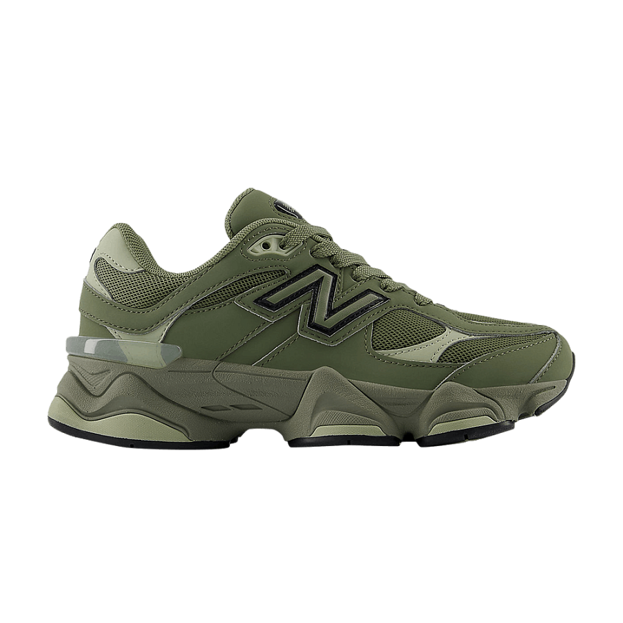 Фото № 1 с приближением к товару «‎New Balance 9060 Big Kid Dark Olivine»