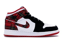 Фото № 1 с приближением к товару «‎Jordan 1 Mid White Plaid »