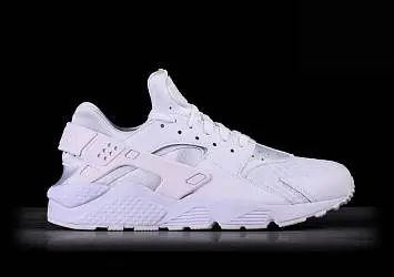 Nike Air Huarache Running Shoes White Platinum - 1