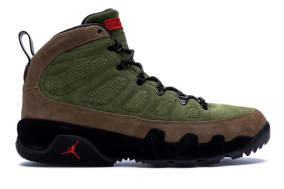 Фото № 1 с приближением к товару «‎Jordan 9 Retro Boot Military Brown»