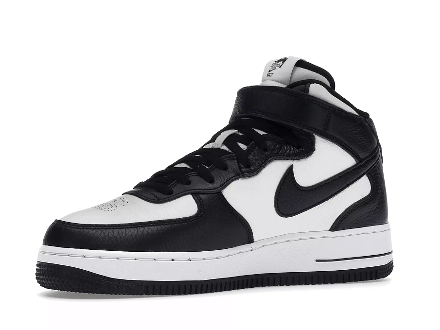 Фото № 6 с приближением к товару «‎Nike Air Force 1 Mid Stussy Light Bone Black»