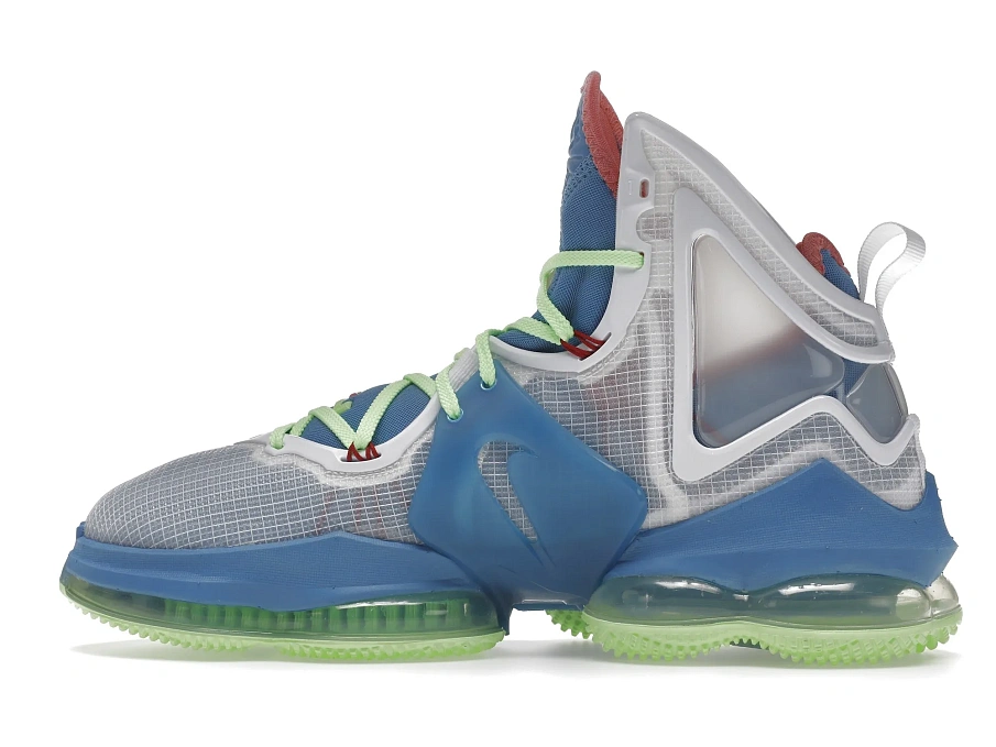 Фото № 5 с приближением к товару «‎Nike LeBron 19 Dutch Blue Lime Glow»