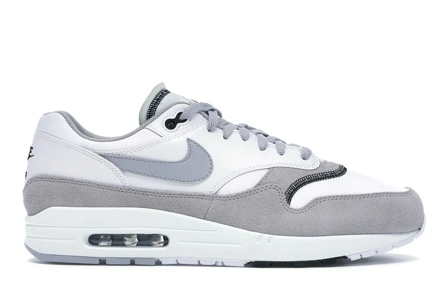 Фото № 1 с приближением к товару «‎Nike Air Max 1 Wolf Grey White»