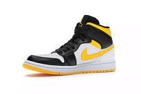 Фото № 2 с приближением к товару «‎Jordan 1 Mid Laser Orange Black »