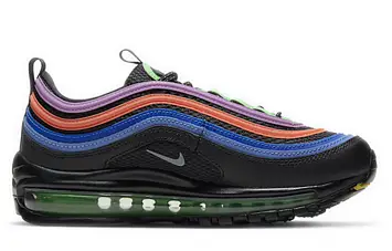 Nike Air Max 97 "Black Multi" (GS) BlackRainbow - 2
