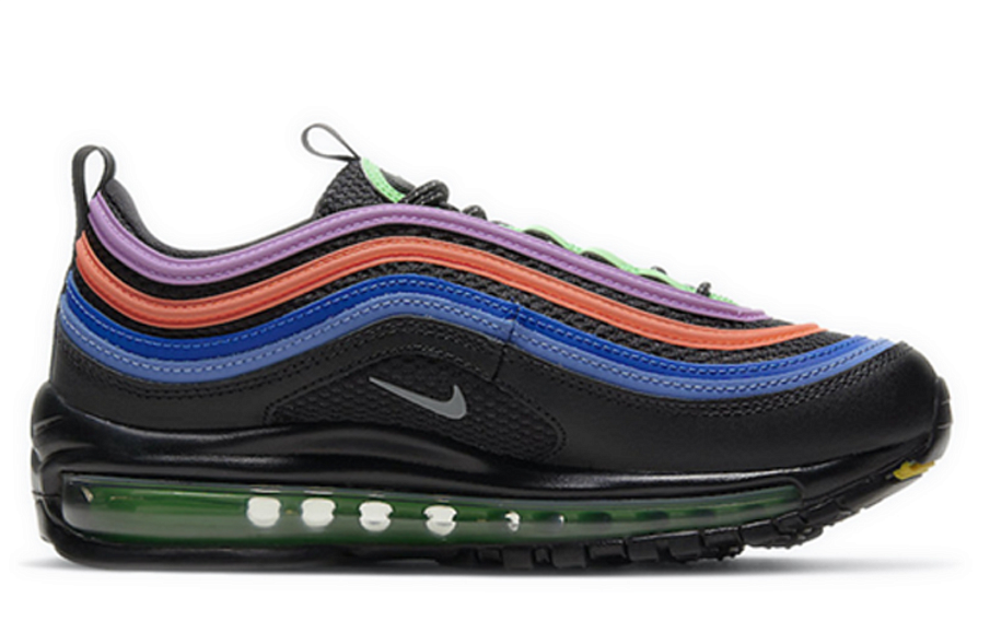 Фото № 2 с приближением к товару «‎Nike Air Max 97 "Black Multi" (GS) BlackRainbow»