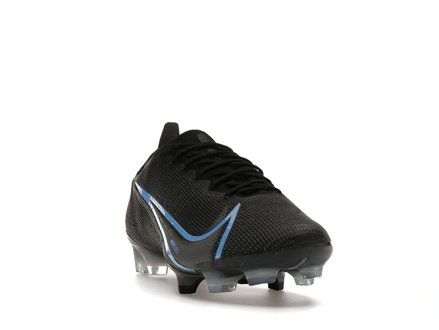 Фото № 2 с приближением к товару «‎Nike Vapor 14 Elite FG Flyknit Black Iron Grey Blue»