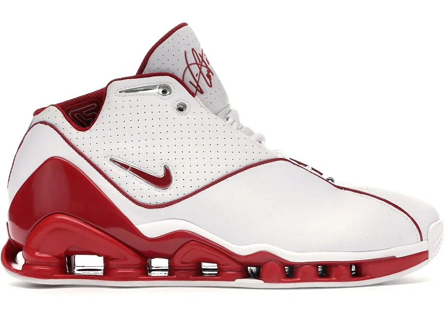 Фото № 1 с приближением к товару «‎Nike Shox VC 2 White Red»