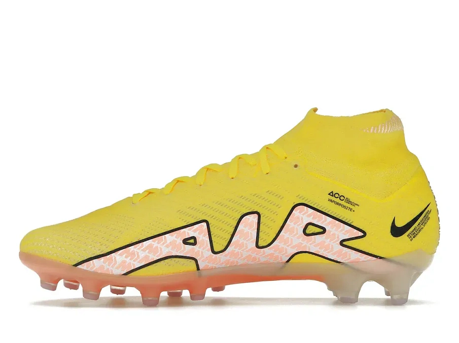 Фото № 3 с приближением к товару «‎Nike Zoom Mercurial Superfly 9 Elite AG-Pro Yellow Strike Sunset Glow»
