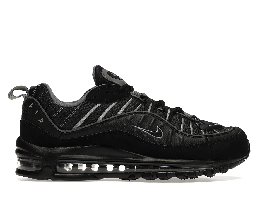 Фото № 1 с приближением к товару «‎Nike Air Max 98 Black Smoke Grey»