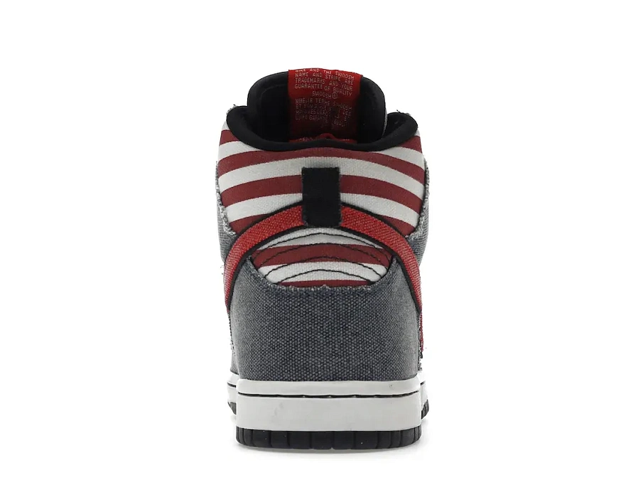 Фото № 4 с приближением к товару «‎Nike SB Dunk High Born in the USA»