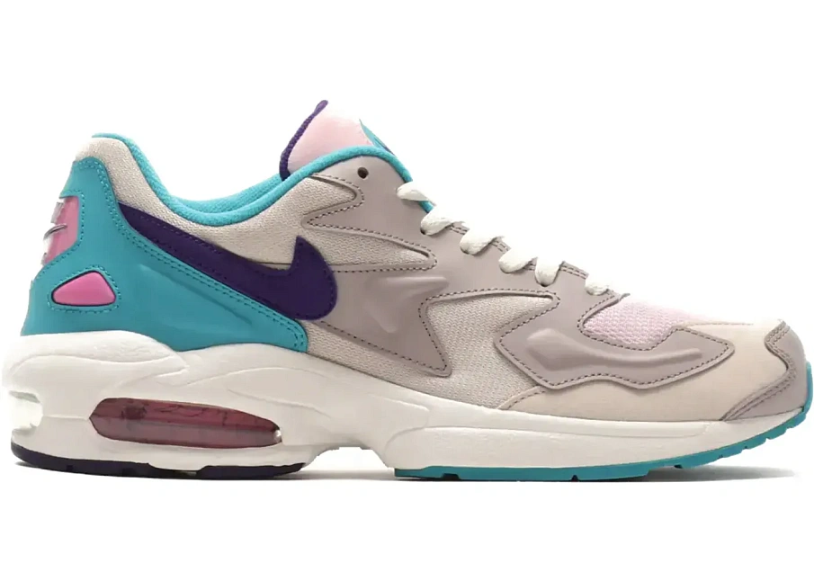 Фото № 1 с приближением к товару «‎Nike Air Max 2 Light Desert Sand Aqua Court Purple»