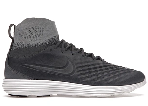 Nike Lunar Magista II 2 Flyknit Dark Grey/Dark Grey-Wolf Grey