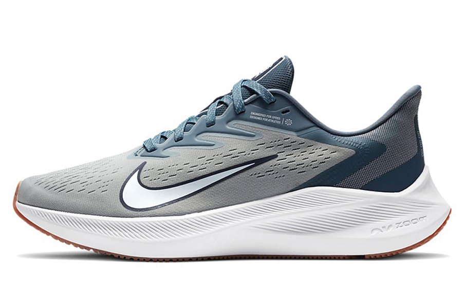 Фото № 1 с приближением к товару «‎Nike Air Zoom Winflo 7 GreyBlueWhite»