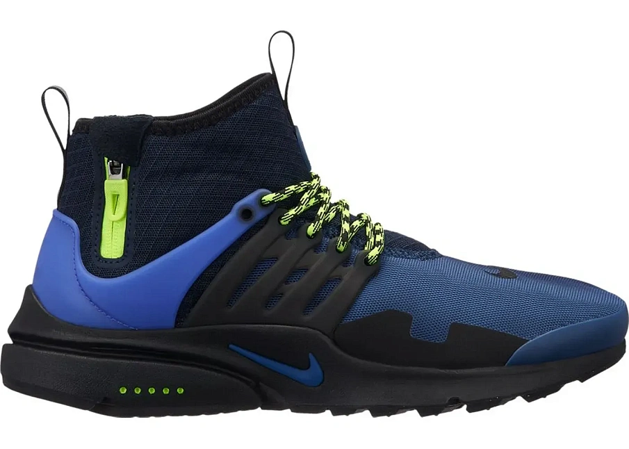 Фото № 1 с приближением к товару «‎Nike Air Presto Mid Utility Navy Volt»