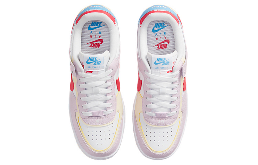 Фото № 4 с приближением к товару «‎Nike Air Force 1 Shadow PurpleYellowWhite Wmns Yellow»
