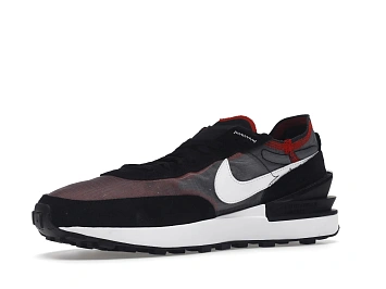 Nike Waffle One SE Black Sport Red - 2