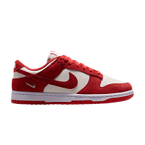 Фото № 1 с приближением к товару «‎Nike Women's Dunk Low Sail White Metallic Silver Light Crimson»
