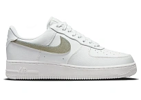 Фото № 1 с приближением к товару «‎Nike Air Force 1 Low White Gold Glitter Swoosh »