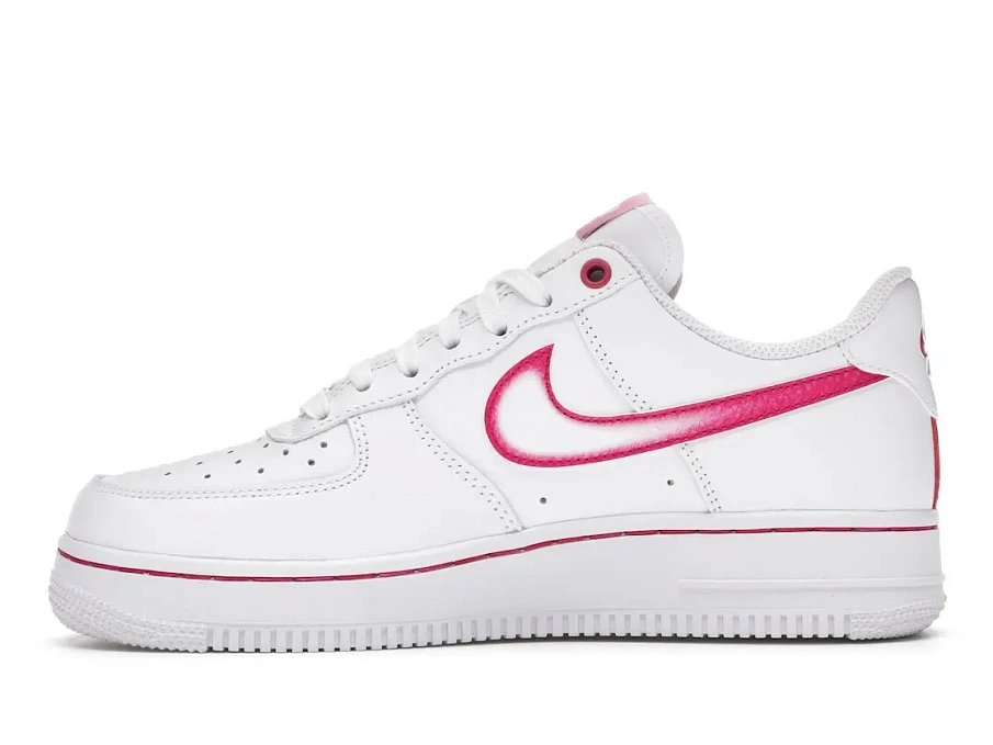 Фото № 3 с приближением к товару «‎Nike Air Force 1 Low Airbrush White Pink »