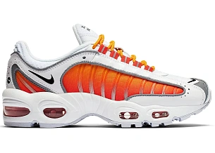 Nike Air Max Tailwind 4 White University Gold Habanero Red 