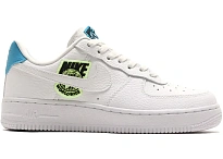 Фото № 1 с приближением к товару «‎Nike Air Force 1 Low '07 Worldwide Pack White Blue Volt »