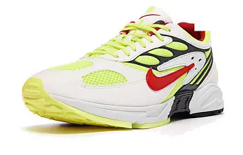 Nike Air Ghost Racer White Atom Red Neon Yellow - 2
