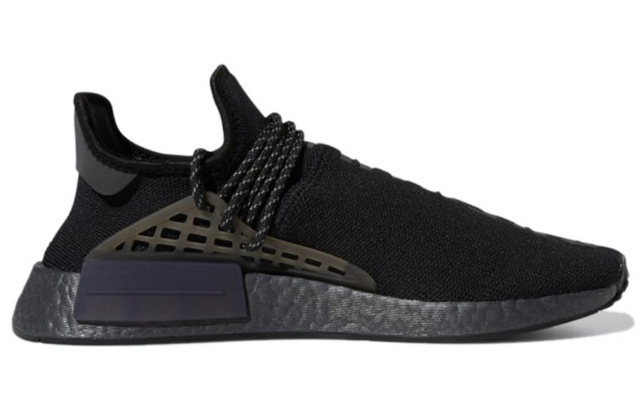 Фото № 2 с приближением к товару «‎Pharrell Williams x adidas originals NMD Human Race "Triple Black" Black»