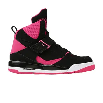 Air Jordan Flight 45 High IP GS Black Vivid Pink - 1
