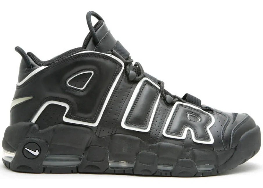 Фото № 1 с приближением к товару «‎Nike Air More Uptempo Black White (2006)»