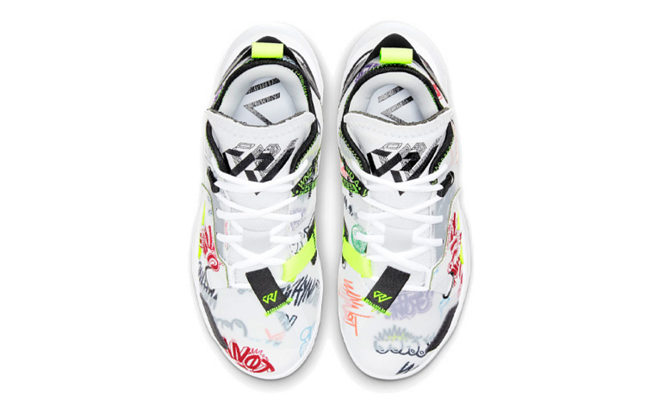 Фото № 4 с приближением к товару «‎Air Jordan Why Not Zer0.4 (GS) White Multicolor»