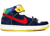 Фото № 1 с приближением к товару «‎Nike SB Dunk Mid Tie Dye»