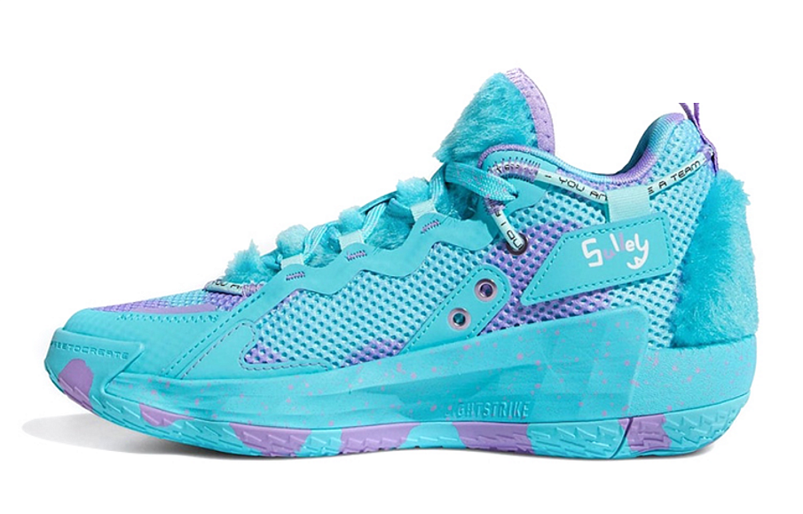 Фото № 1 с приближением к товару «‎Monsters Inc. x adidas Dame 7 Extply Mid-Top Basketball Shoes K Blue»