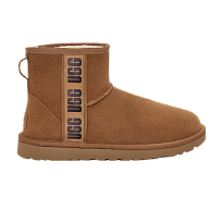 Фото № 1 с приближением к товару «‎UGG Women's Classic Mini Side Logo II Suede Chestnut»