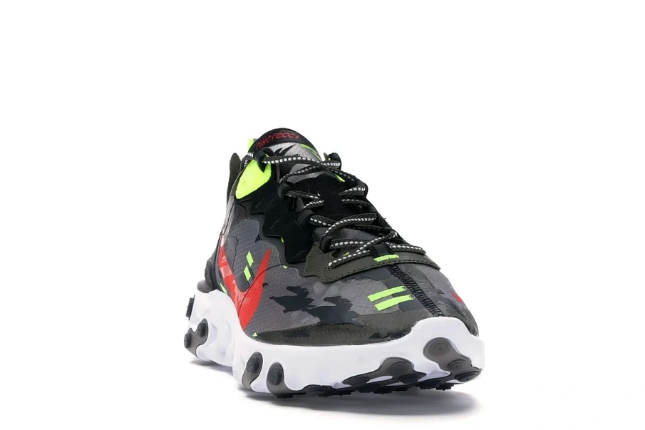 Фото № 4 с приближением к товару «‎Nike React Element 87 Medium Olive Bright Crimson»