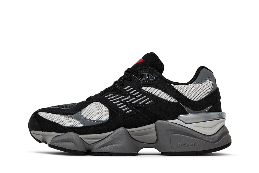 Фото № 4 с приближением к товару «‎New Balance 9060 Big Kid Black Castlerock»
